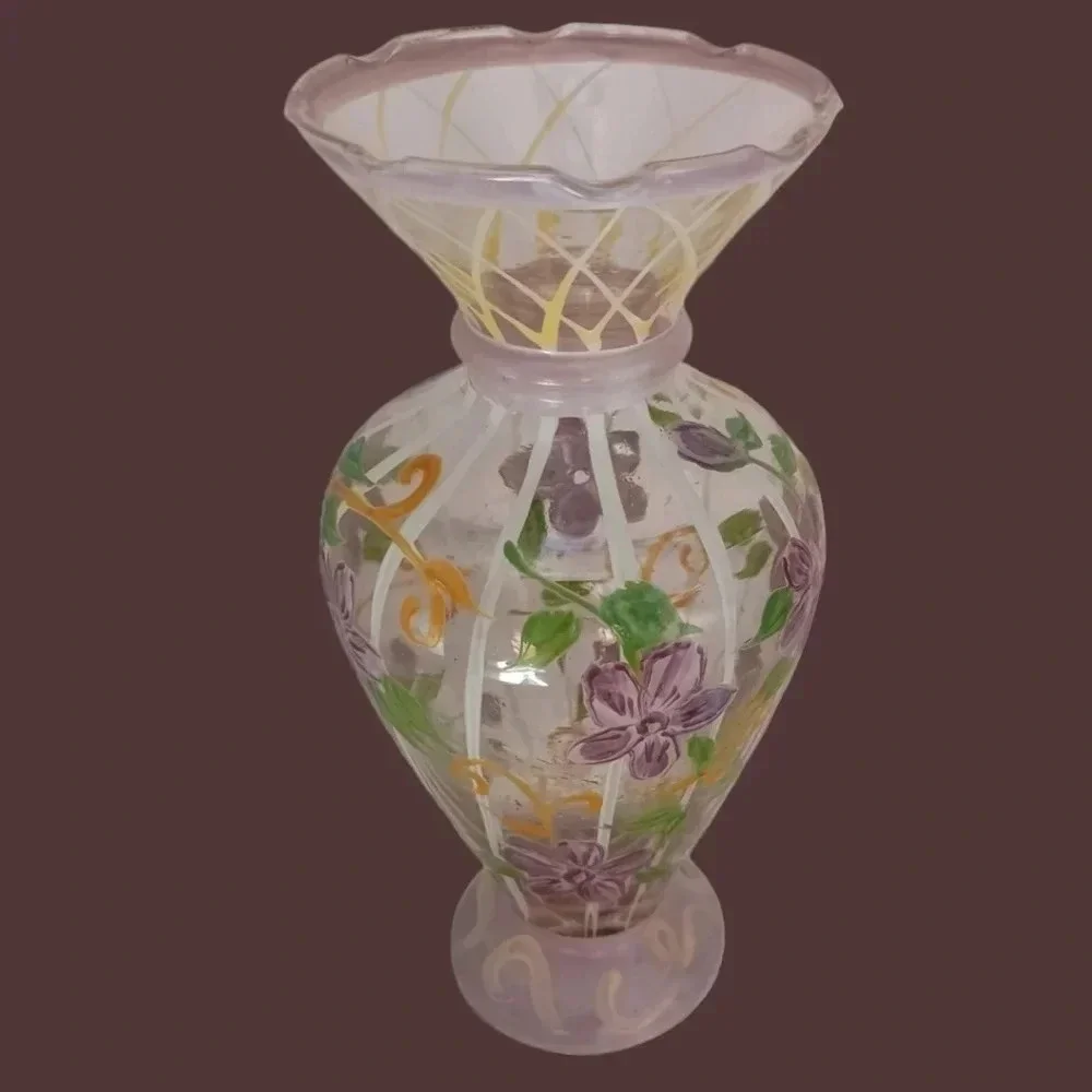 Tracy potter hand painted vase